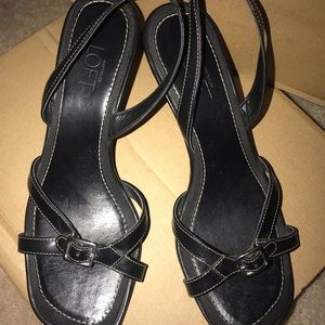 Black Kitten Heels by LOFT size 7 1/2